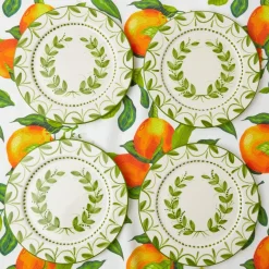 Green Garland Starter Plates (Set Of 4)