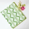Green Ikat Tablecloth