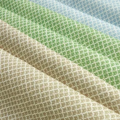 Green Lotus Flower Fabric