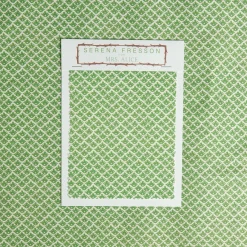 Green Lotus Flower Fabric