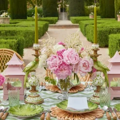 Green Parrot Candlescape