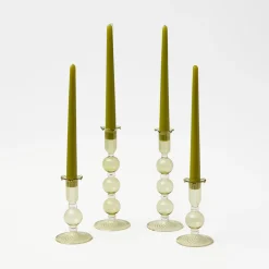 Green Parrot Candlescape