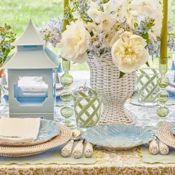 Green Swirl Outdoor Glasses (Set Of 6)