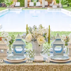 Green Swirl Outdoor Glasses (Set Of 6)