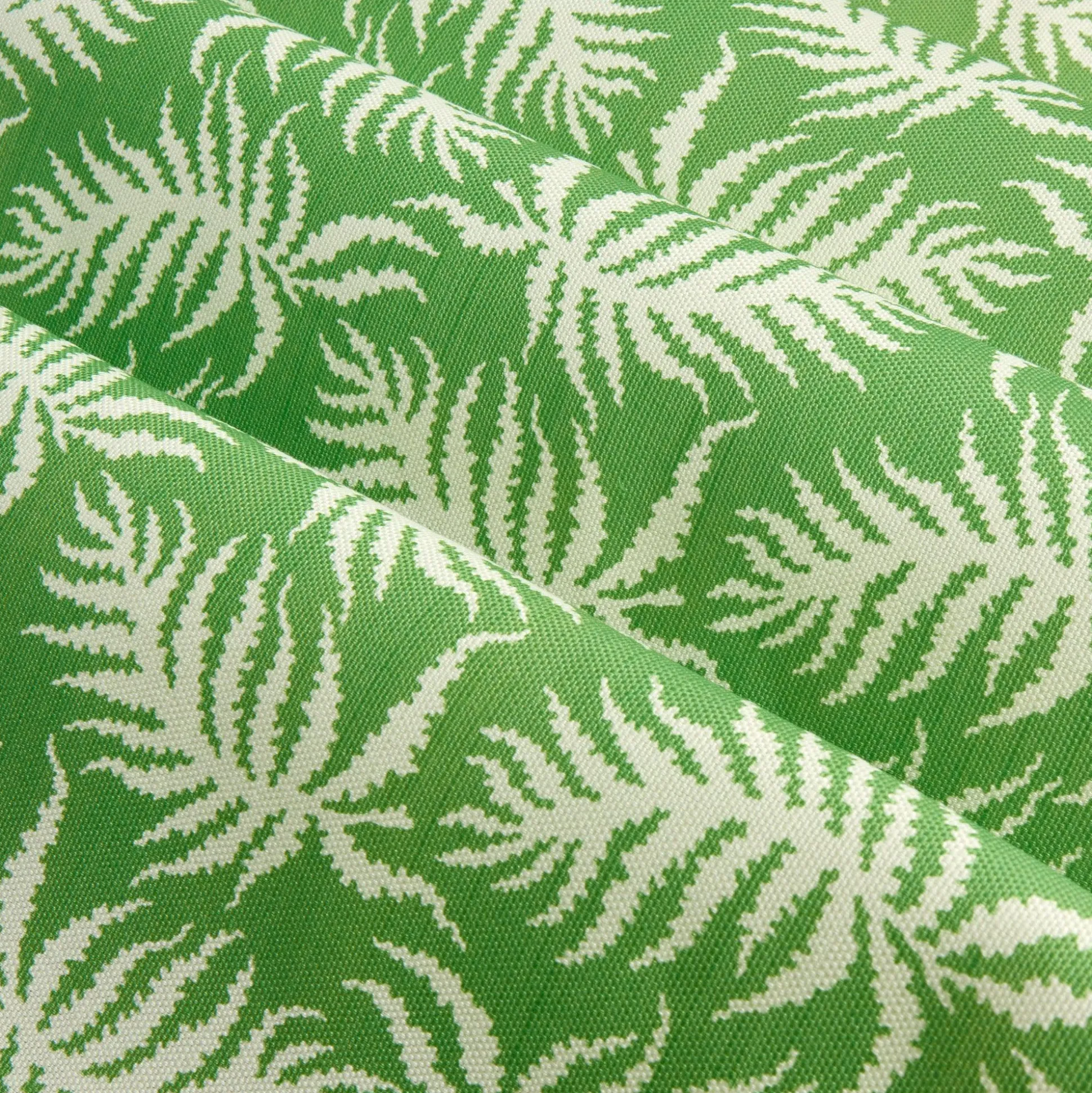 Green Trailing Ferns Fabric