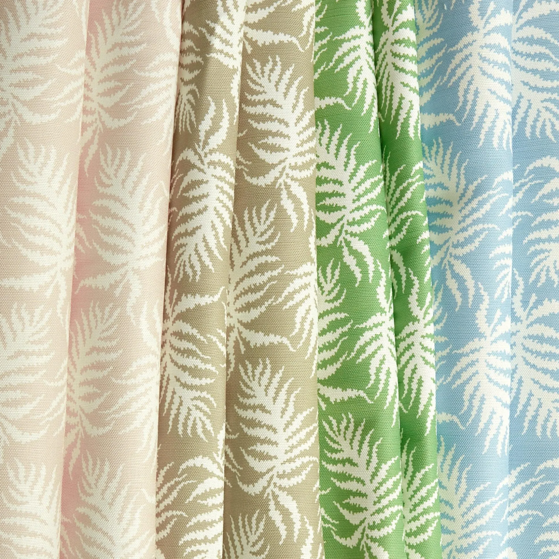 Green Trailing Ferns Fabric