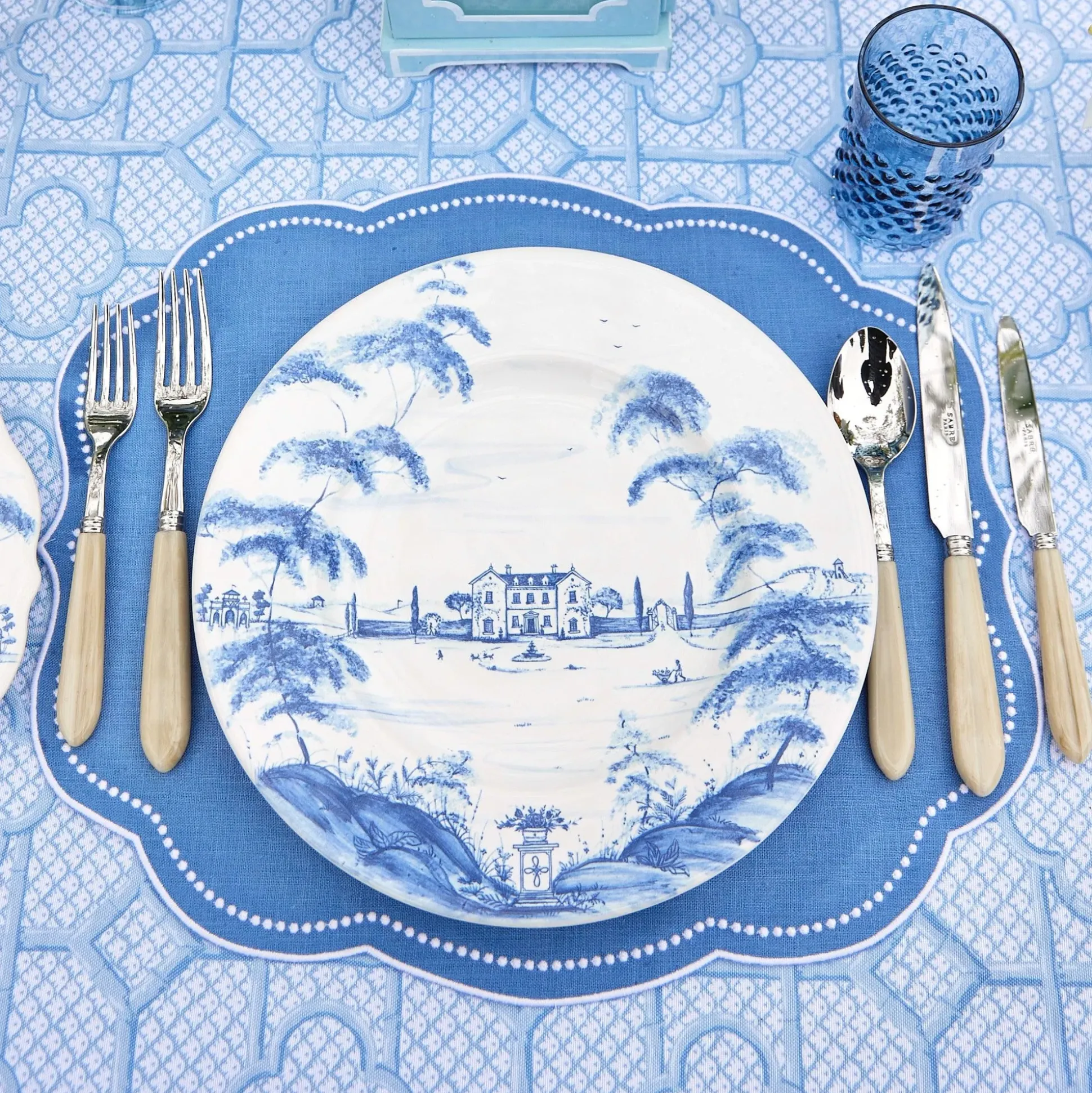 Grey Horn Cutlery Set (5 Piece)