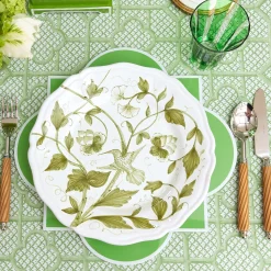 Hand Painted Hummingbird Dinner Plate