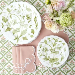 Hand Painted Hummingbird Dinner Plate