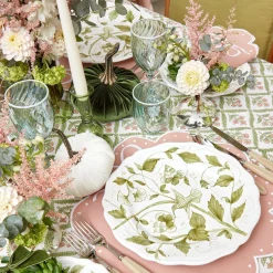 Hand Painted Hummingbird Dinner Plate