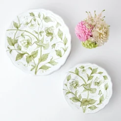 Hand Painted Hummingbird Dinner Plate