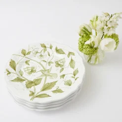 Hand Painted Hummingbird Dinner Plate