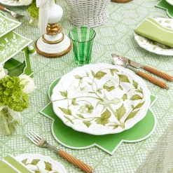 Hand Painted Hummingbird Dinner Plate