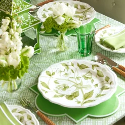 Hand Painted Hummingbird Dinner Plate