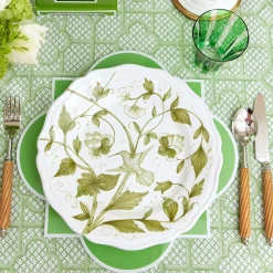 Hand Painted Hummingbird Dinner Plate