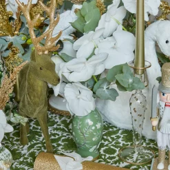 Hand Painted Tole Bud Vases (Set Of 3)