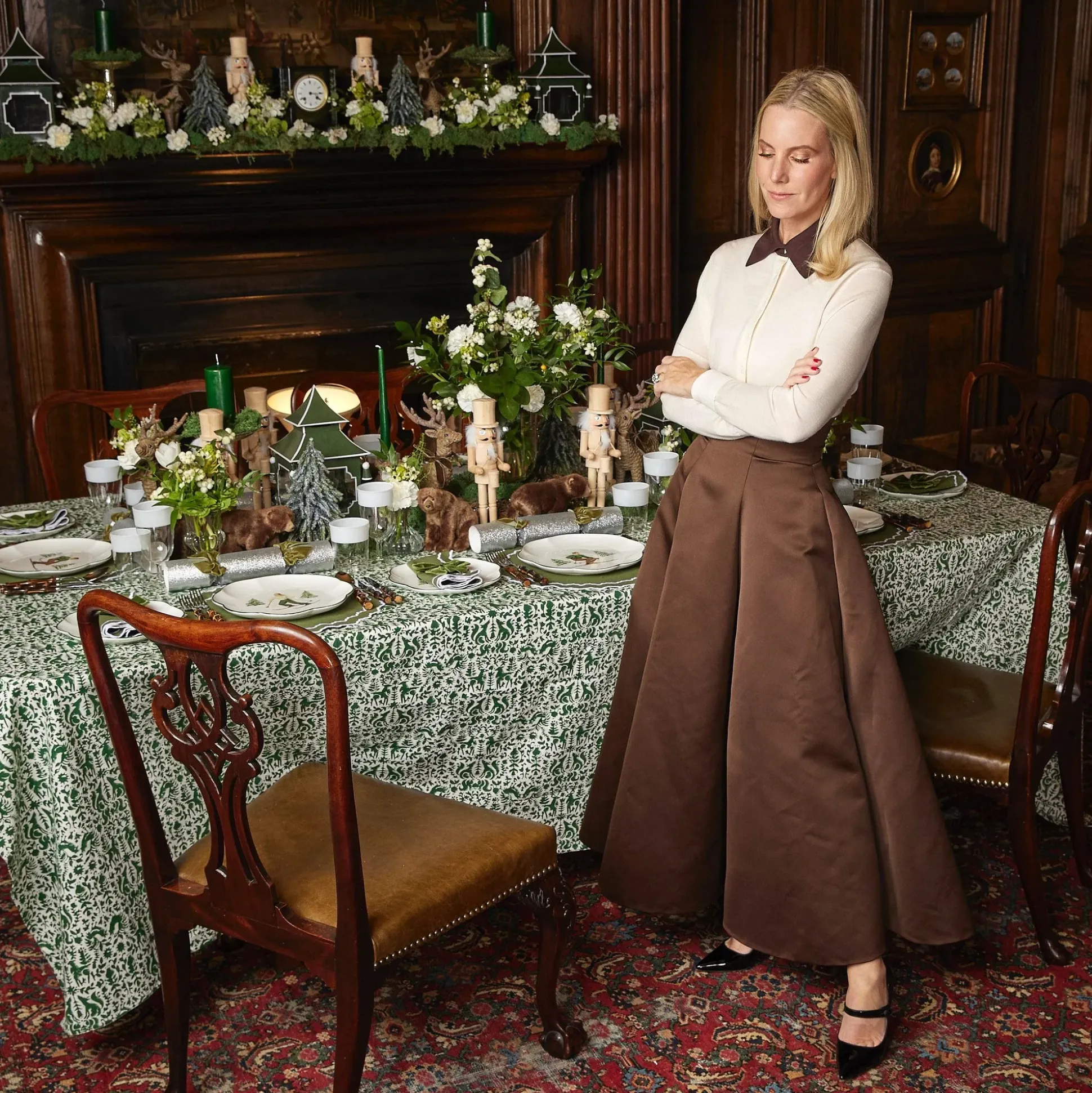 Heidi & Hans Skier Dinner Plate (Set Of 4)