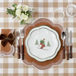 Heidi & Hans Skier Starter Plates (Set Of 4)