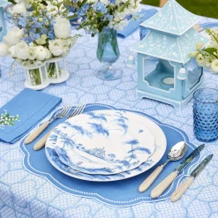 Hobnail Navy Glasses & Jug Set