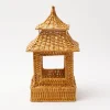 Honey Rattan Pagoda Lantern