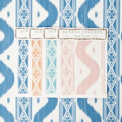 Ikat Stripe Fabric