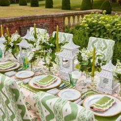 Isla Green & Pink Placemats & Napkins (Set Of 4)