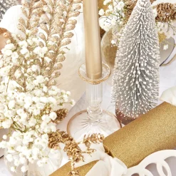 Joy Gold Fluted Candle Holder (Pair)