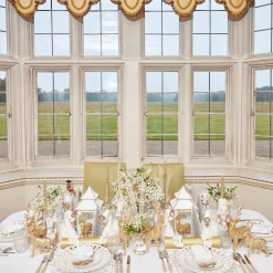 Joy Gold Fluted Candle Holder (Pair)