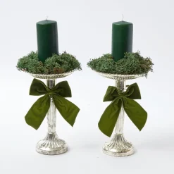 Large Forest Green Napkin Bow (Pair)