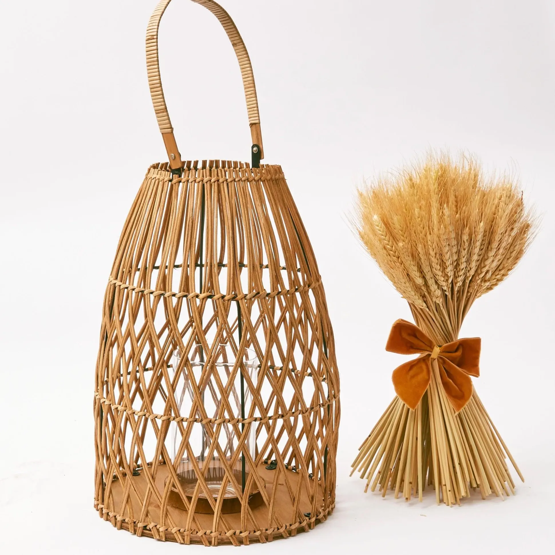 Large Rattan Lantern