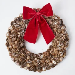 Large Ruby Red Velvet Bow