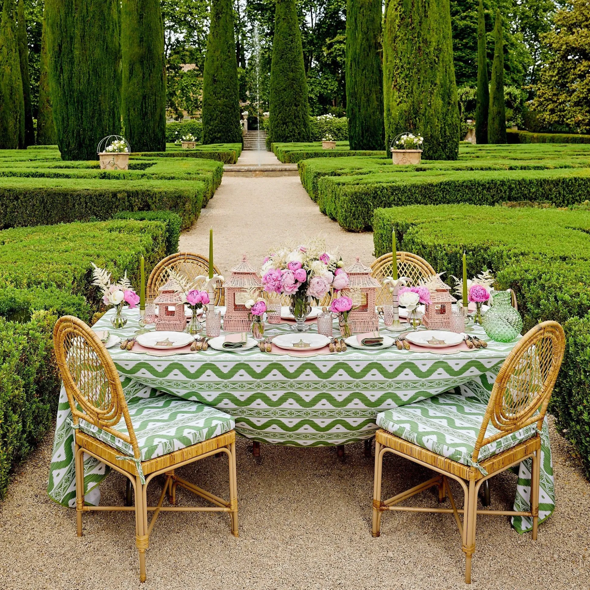 Large White Palm Candle Holder