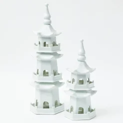 Large White Porcelain Pagoda