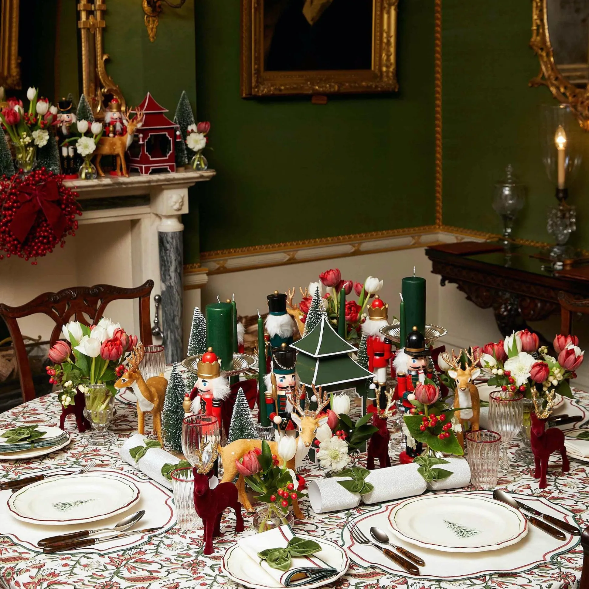 Liberty Candy Cane Napkins (Set Of 4)