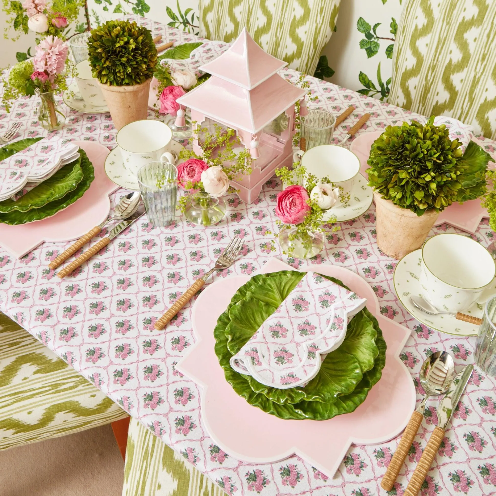 Light Brown Rattan Effect Cutlery (4Pcs)