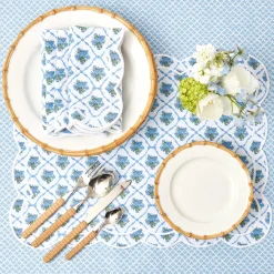 Light Brown Rattan Effect Cutlery (4Pcs)