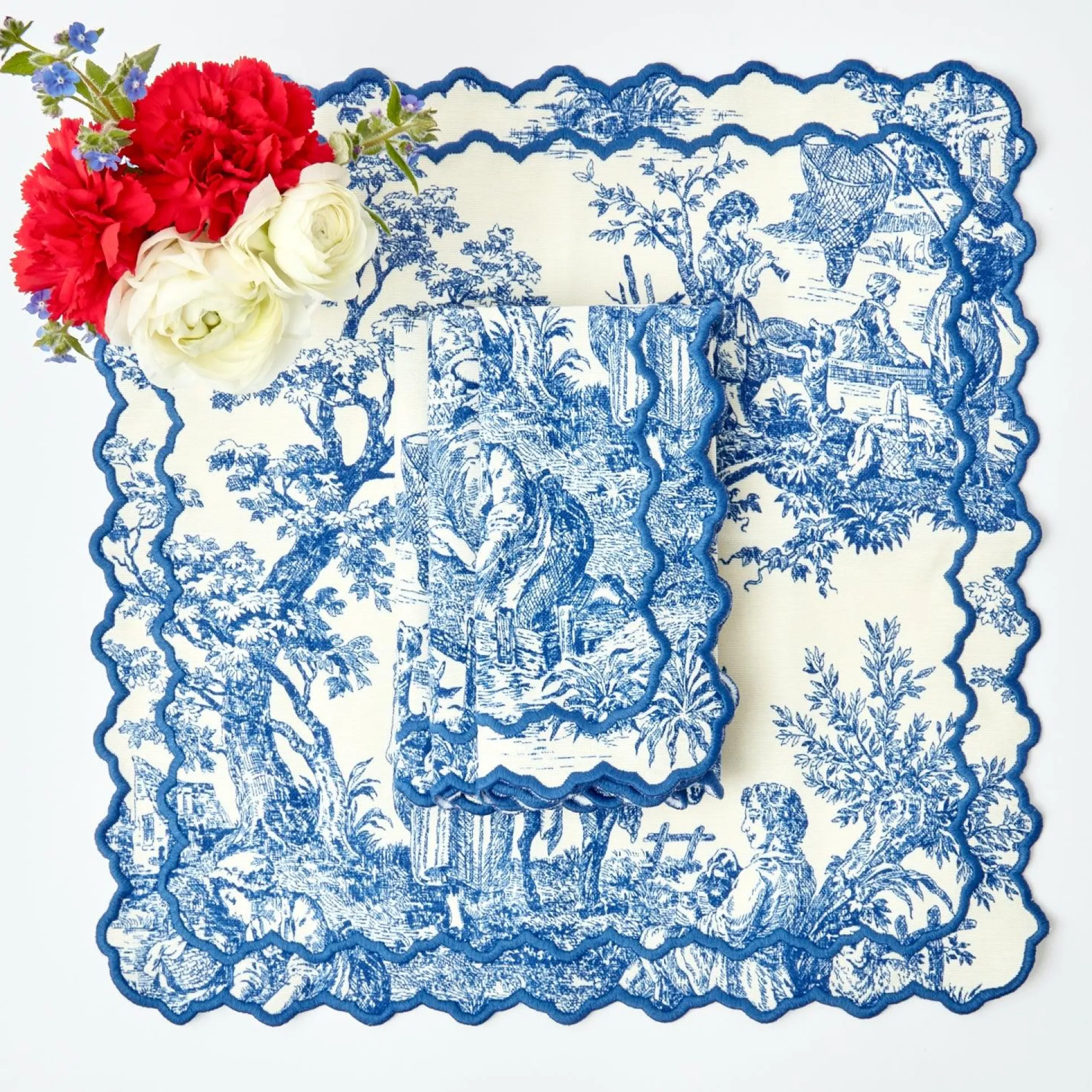Lilibet Toile Napkins (Set Of 4)