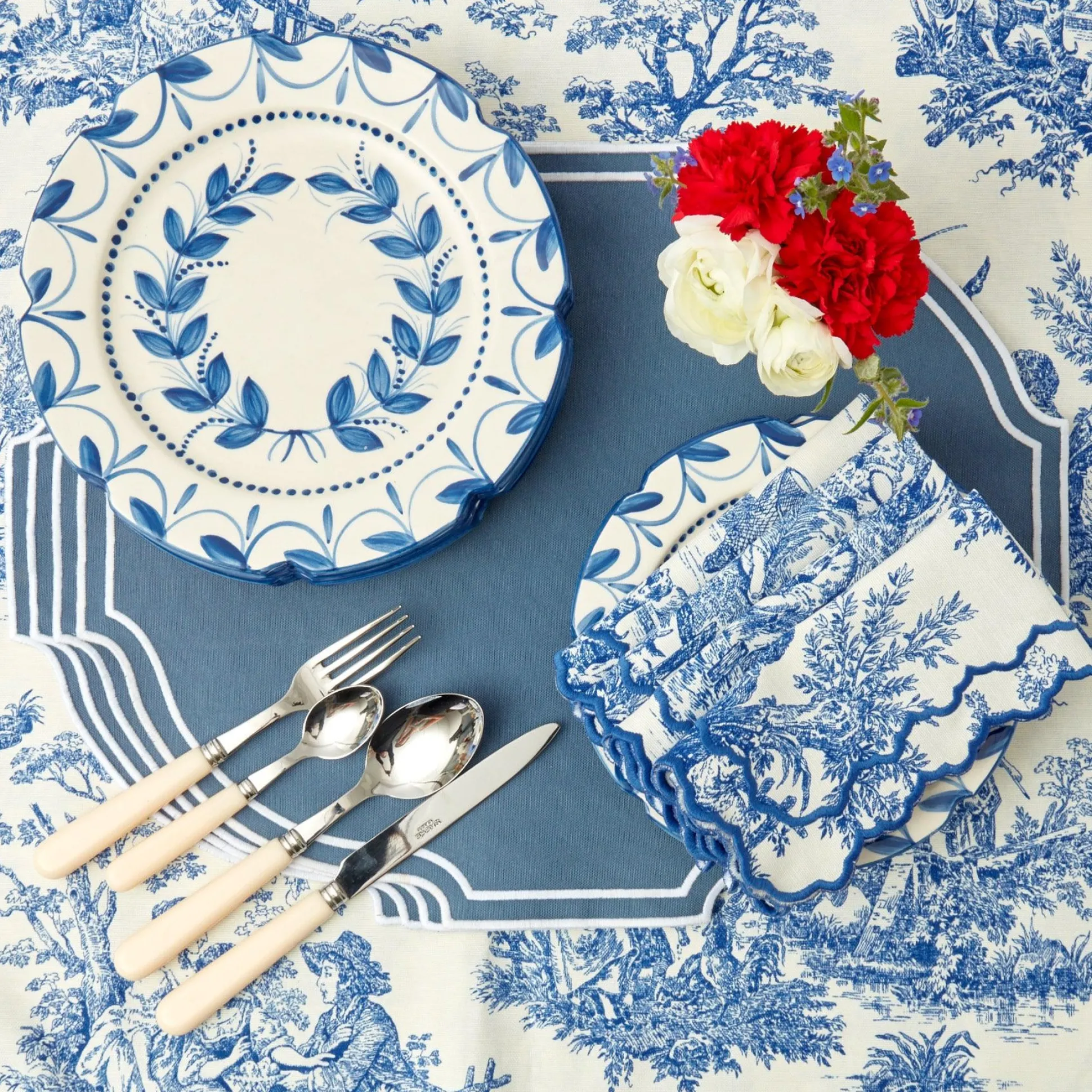 Lilibet Toile Napkins (Set Of 4)