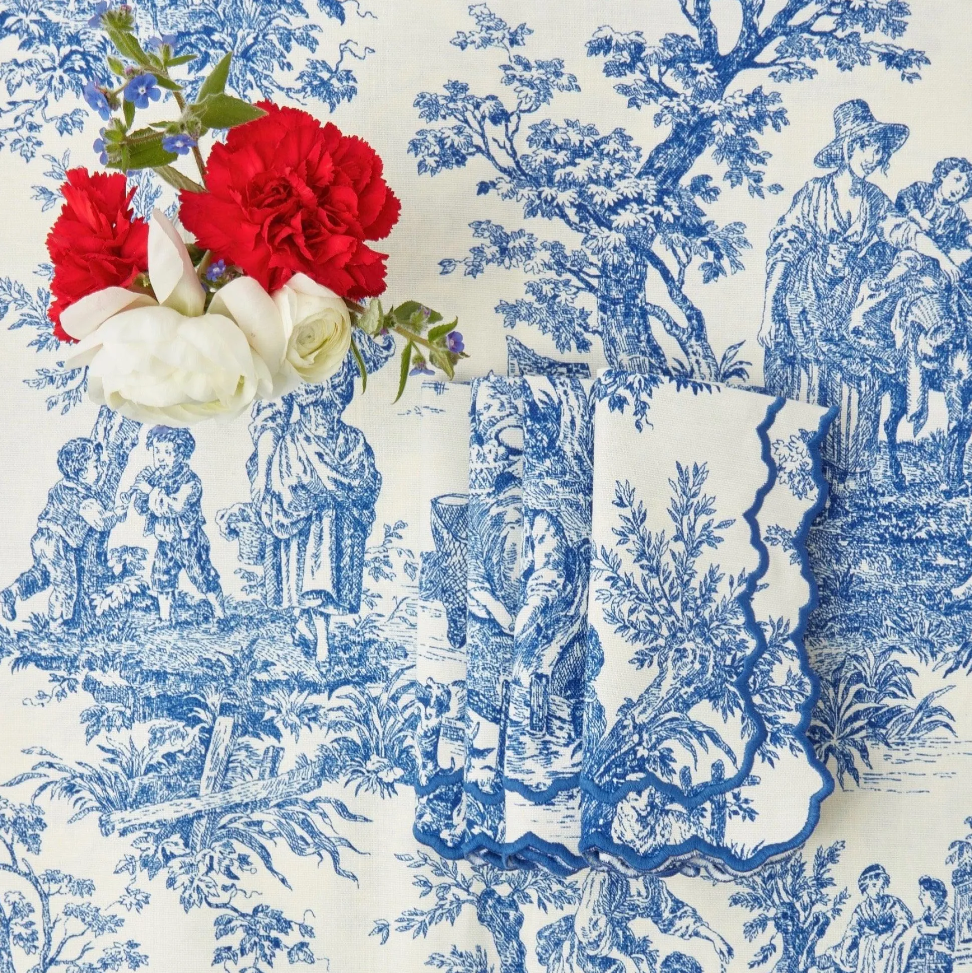 Lilibet Toile Napkins (Set Of 4)