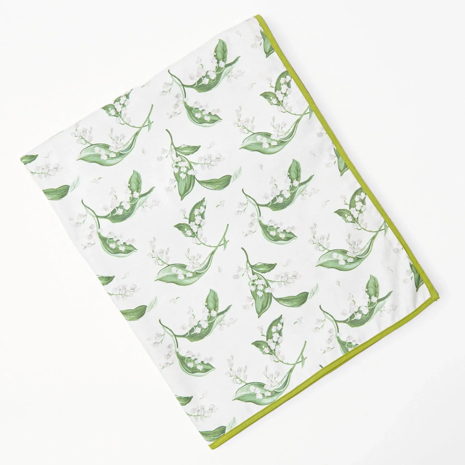 Lily Of The Valley & Serena Green Applique Linen Set