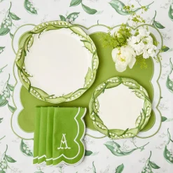 Lily Of The Valley Dinner & Starter Plates (Set Of 4)