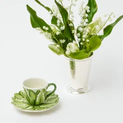 Lily Of The Valley Espresso Cup & Saucer