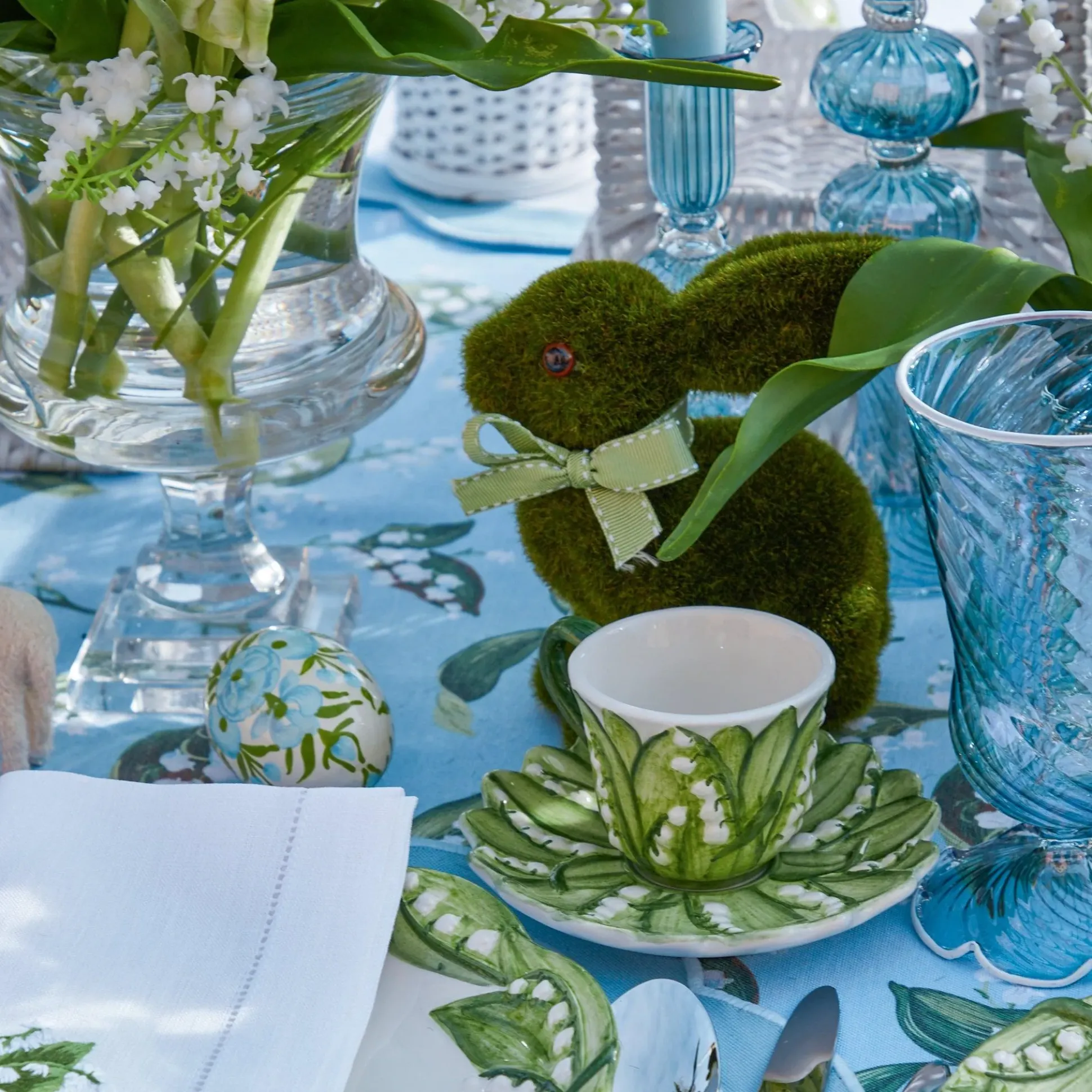 Lily Of The Valley Espresso Cup & Saucer