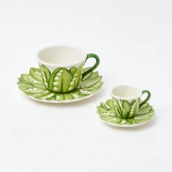 Lily Of The Valley Espresso Cup & Saucer
