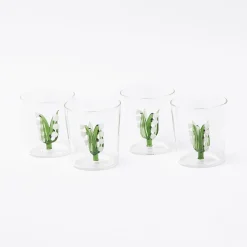 Lily Of The Valley Glasses (Set Of 4)