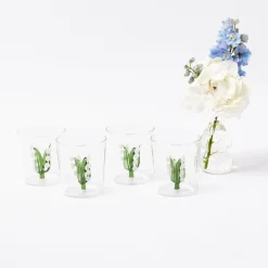 Lily Of The Valley Glasses (Set Of 4)