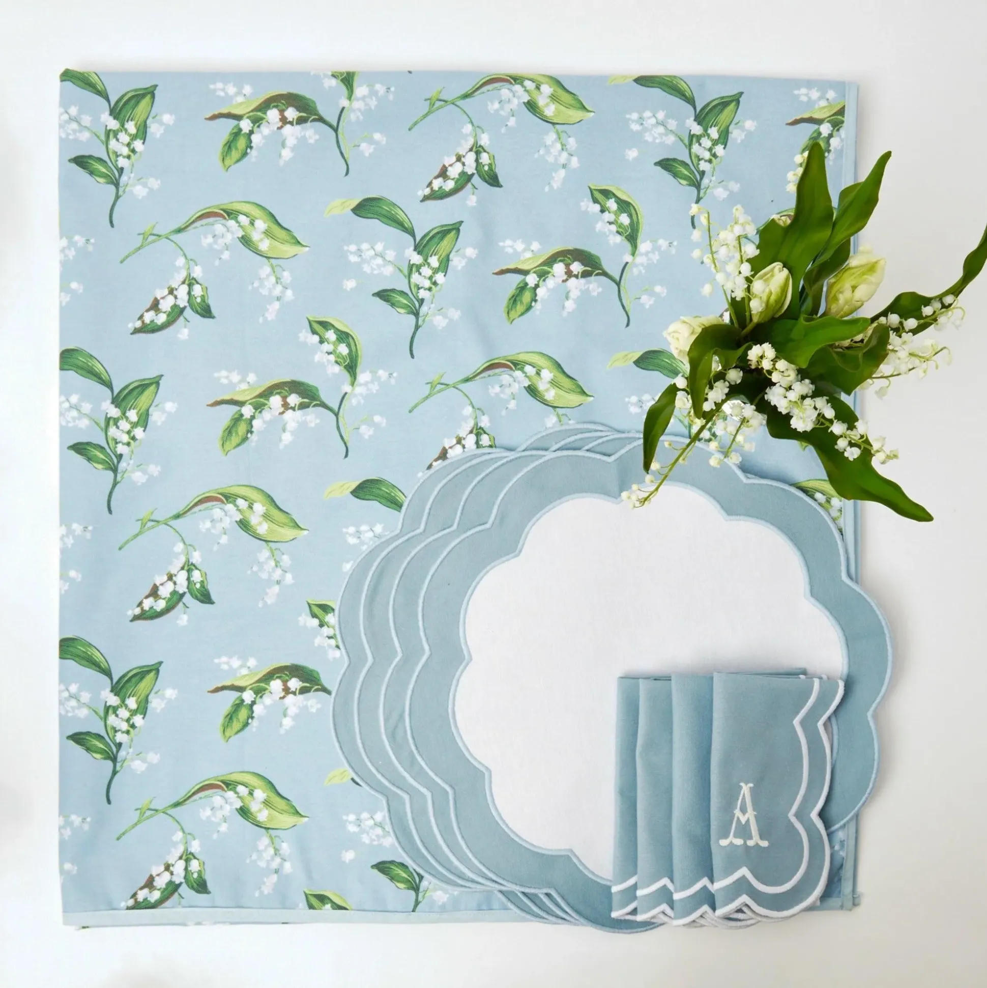 Lily Of The Valley Linen Set