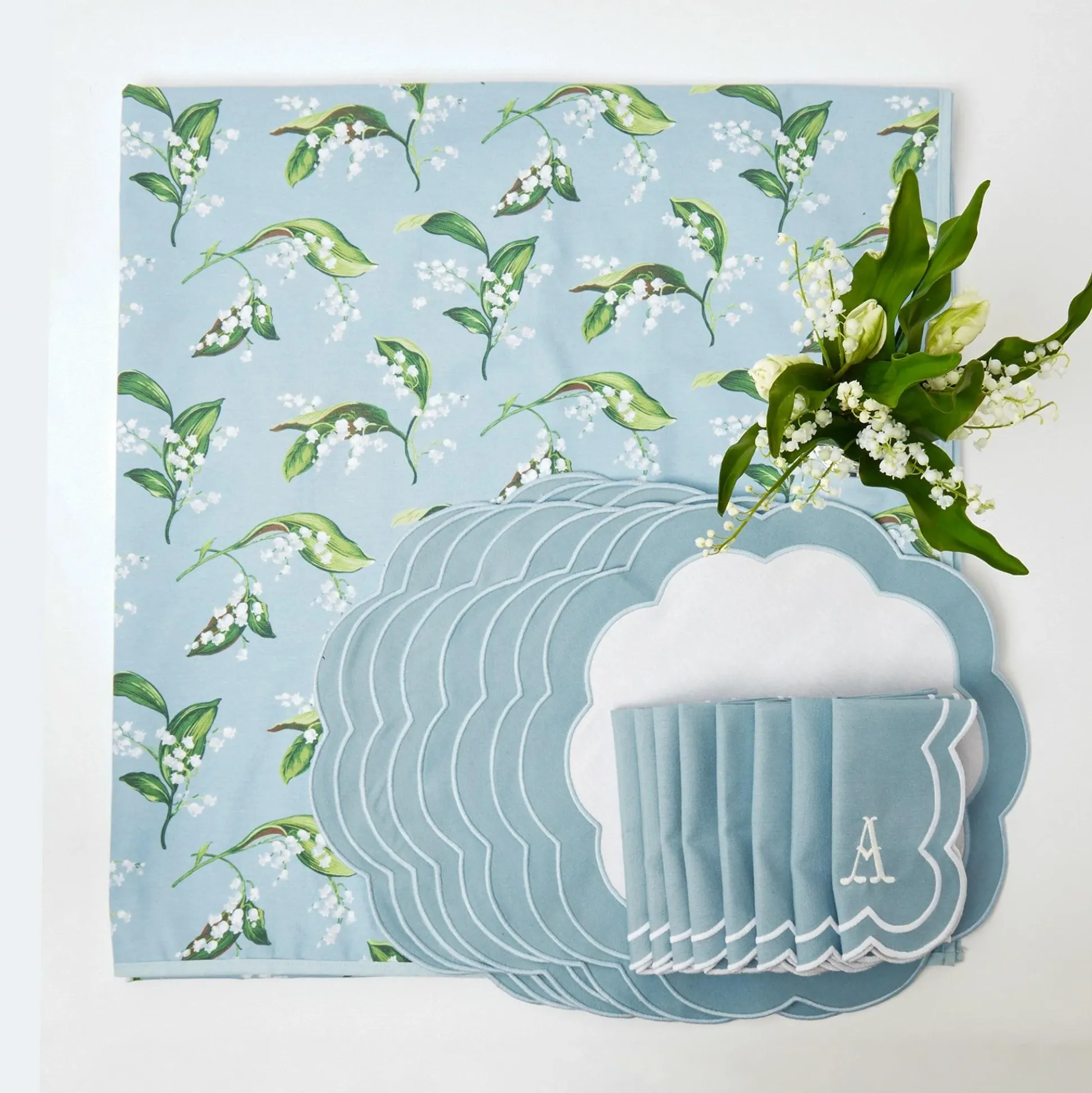 Lily Of The Valley Linen Set