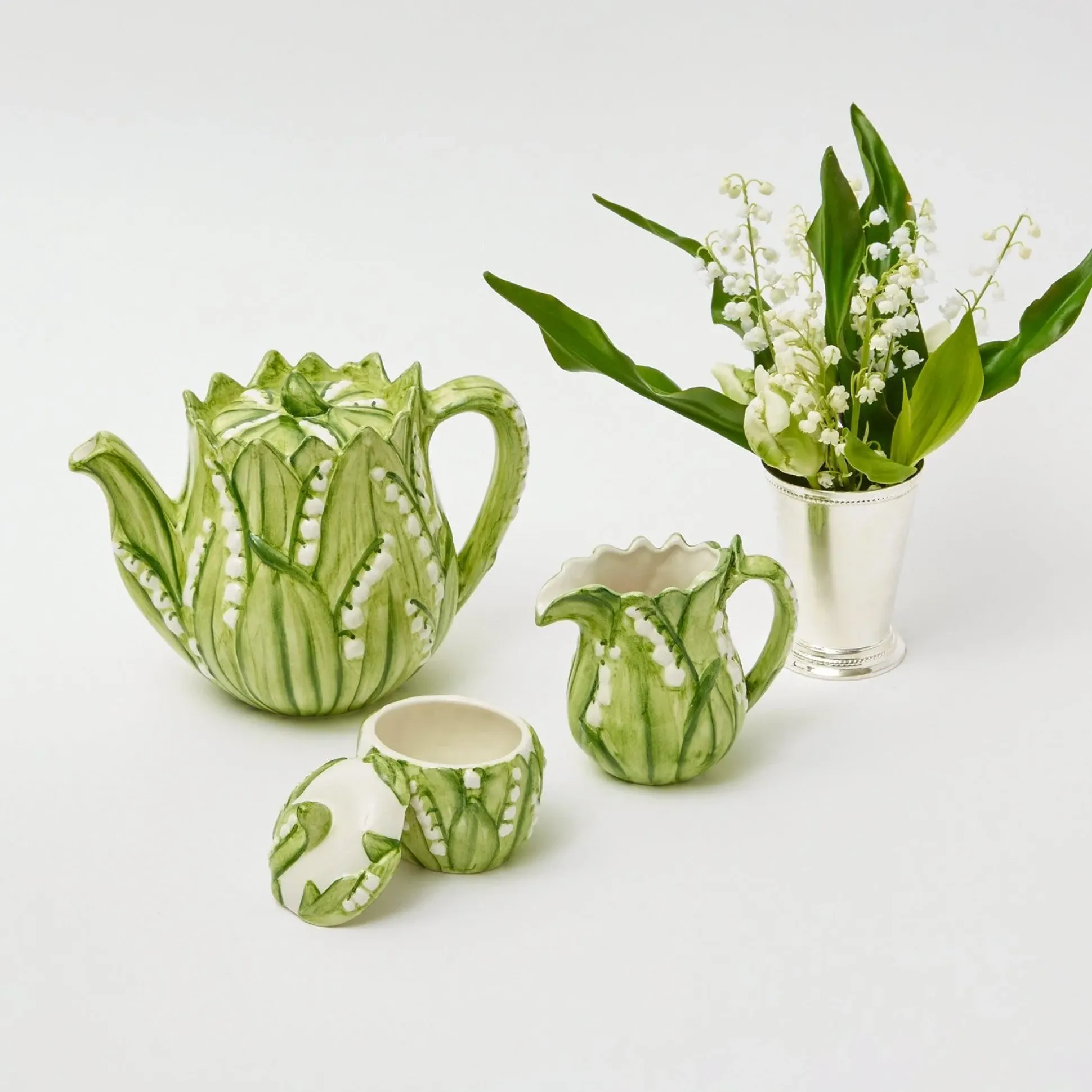 Lily Of The Valley Sugar Pot