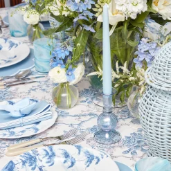 Madeline Azure Candle Holders (Pair)